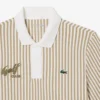 Polo de golfe às riscas com termorregulação para homem