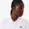Polo de golfe Slim Fit com proteção UV e tecido elástico