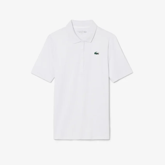 Polo de golfe Slim Fit com proteção UV e tecido elástico