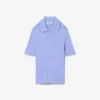 Polo de malha canelada 3D para mulher