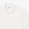 Polo de malha canelada com corte clássico