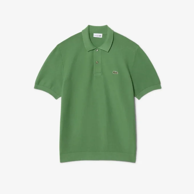 Polo de malha com corte clássico
