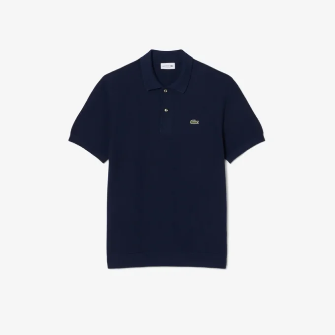 Polo de malha com corte clássico