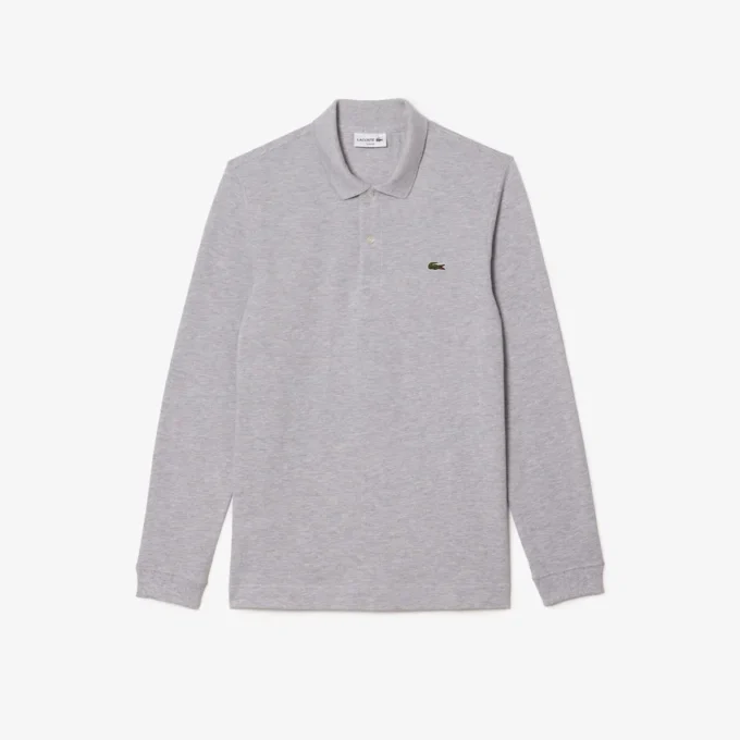 Polo de manga comprida L.12.12 Slim Fit para homem