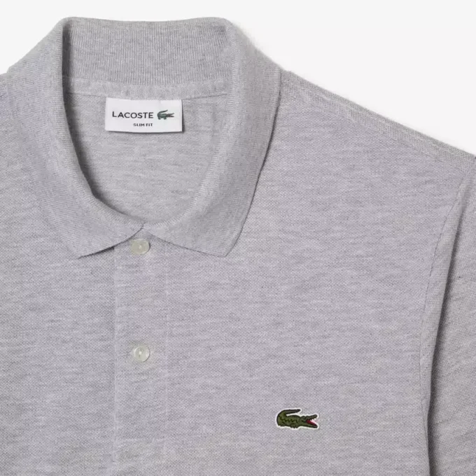 Polo de manga comprida L.12.12 Slim Fit para homem