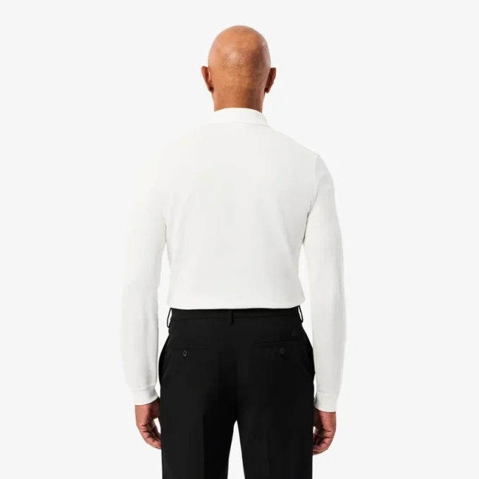 Polo de manga comprida L.12.12 Slim Fit para homem