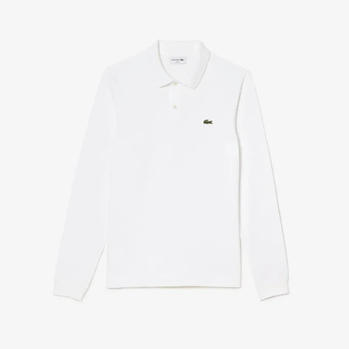 Polo de manga comprida L.12.12 Slim Fit para homem