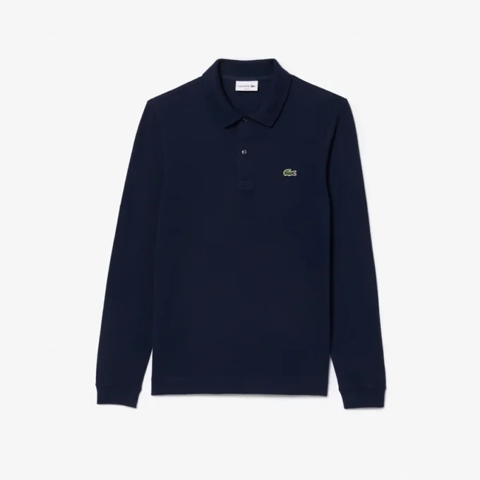 Polo de manga comprida L.12.12 Slim Fit para homem