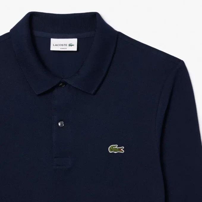 Polo de manga comprida L.12.12 Slim Fit para homem