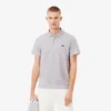 Polo de mistura de algodão com corte regular para homem