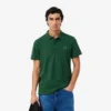 Polo de mistura de algodão com corte regular para homem