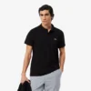 Polo de mistura de algodão com corte regular para homem
