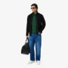 Polo de mistura de algodão com corte regular para homem
