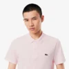 Polo de mistura de algodão com corte regular para homem