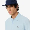 Polo de mistura de algodão com corte regular para homem