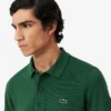 Polo de mistura de algodão com corte regular para homem