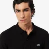 Polo de mistura de algodão com corte regular para homem