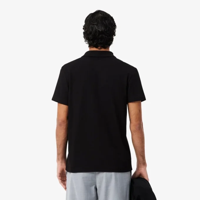 Polo de mistura de algodão com corte regular para homem