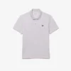 Polo de mistura de algodão com corte regular para homem