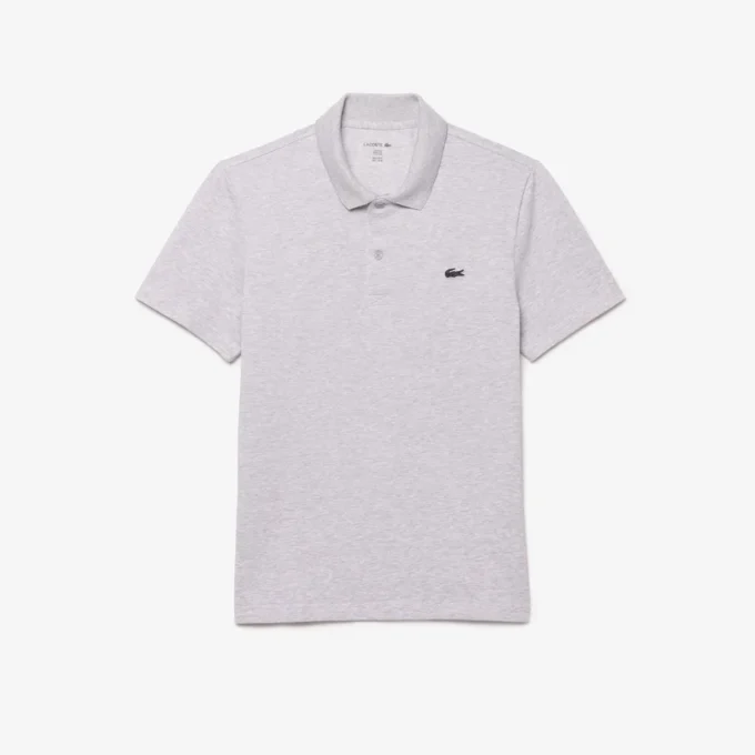 Polo de mistura de algodão com corte regular para homem