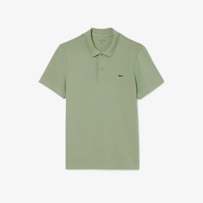 Polo de mistura de algodão com corte regular para homem