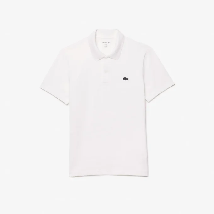 Polo de mistura de algodão com corte regular para homem