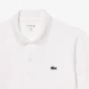 Polo de mistura de algodão com corte regular para homem
