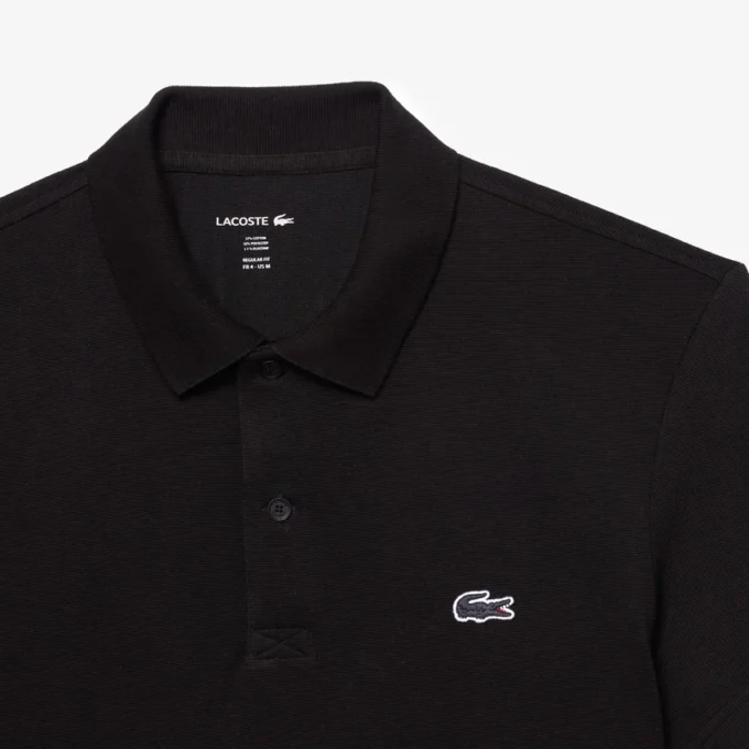 Polo de mistura de algodão com corte regular para homem