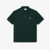 Polo de piqué com crocodilo em corte clássico para homem