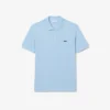 Polo de piqué com crocodilo em corte clássico para homem