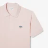 Polo de piqué com crocodilo em corte clássico para homem