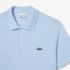 Polo de piqué com crocodilo em corte clássico para homem