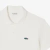 Polo de piqué com crocodilo em corte clássico para homem