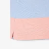 Polo de râguebi oversized em algodão às riscas