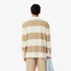 Polo de râguebi às riscas com corte descontraído para homem