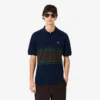 Polo de riscas clássico para homem, fabricado em França
