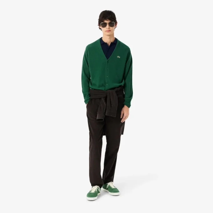 Polo de riscas clássico para homem, fabricado em França