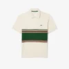 Polo de riscas clássico para homem, fabricado em França