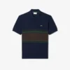 Polo de riscas clássico para homem, fabricado em França