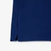 Polo de ténis com gola às riscas e proteção UV para mulher