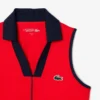 Polo de ténis sem mangas Ultra Dry de corte justo para mulher