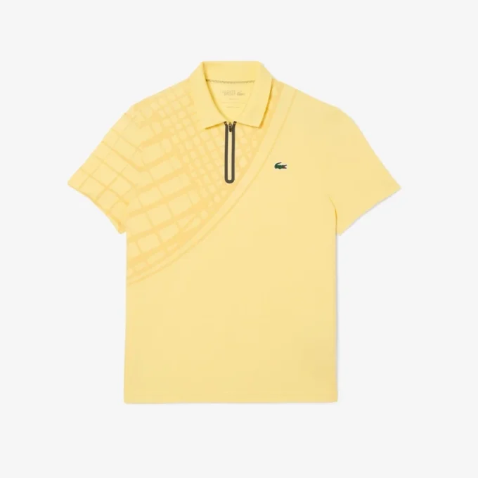 Polo de ténis slim fit com estampado Ultra Dry para homem