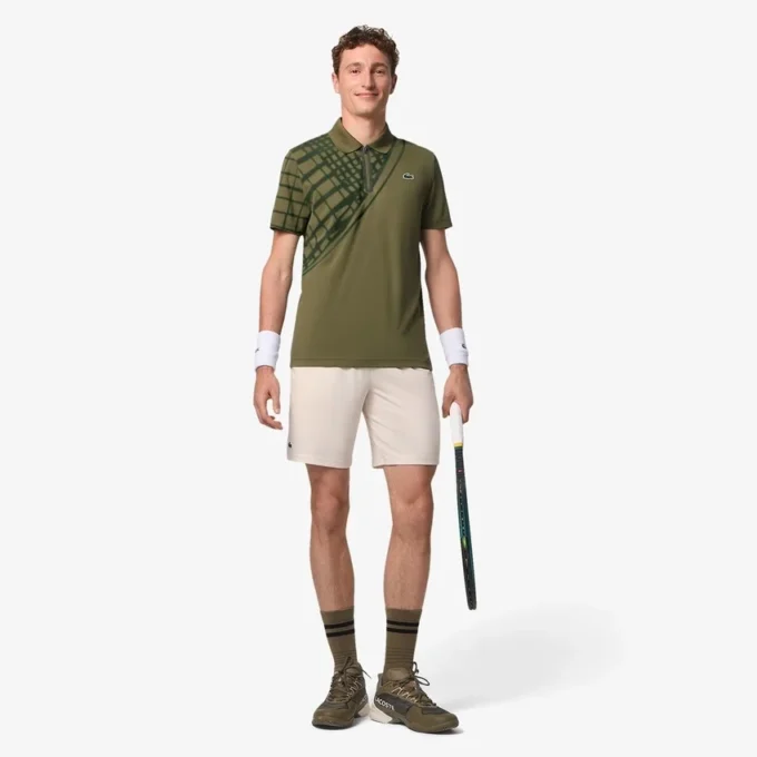 Polo de ténis slim fit estampado Ultra Dry para homem