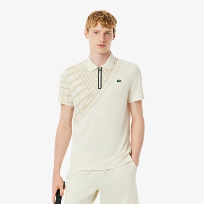 Polo de ténis slim fit estampado Ultra Dry para homem