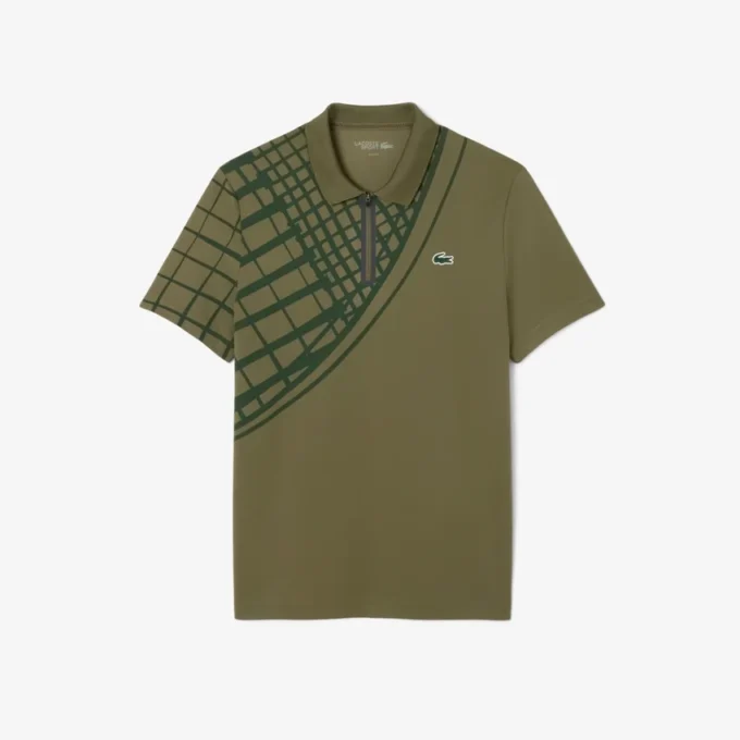 Polo de ténis slim fit estampado Ultra Dry para homem