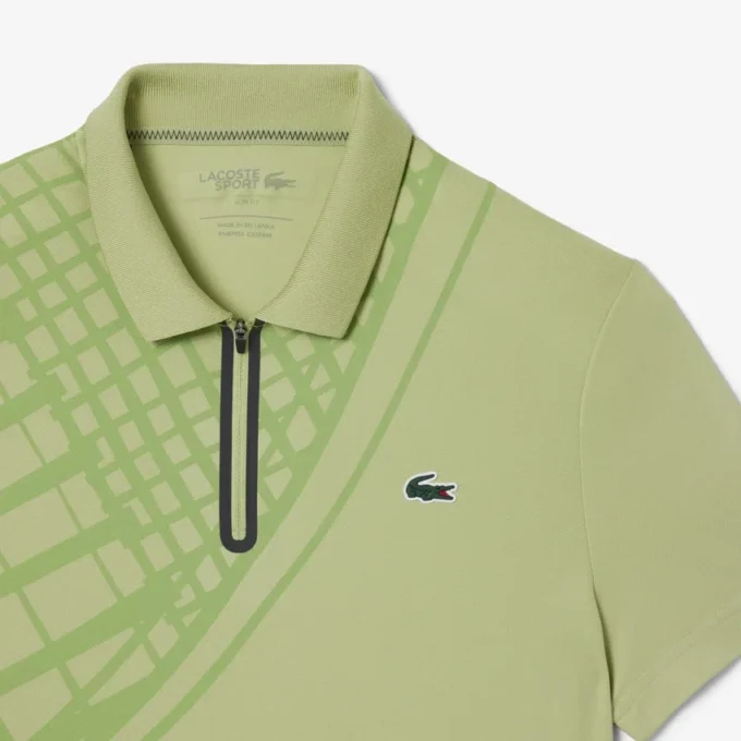 Polo de ténis slim fit estampado Ultra Dry para homem