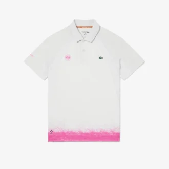 Polo desportivo de corte justo para homem, edição Roland Garros