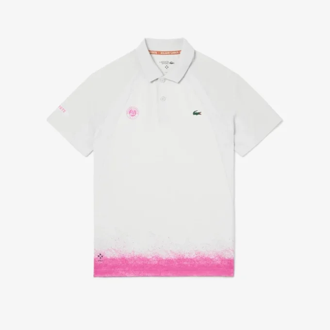 Polo desportivo de corte justo para homem, edição Roland Garros