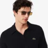 Polo em malha bouclé com corte clássico