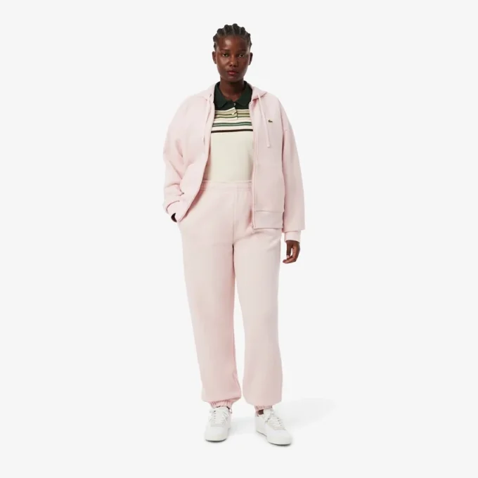 Polo feminino com riscas, corte justo, fabricado em França